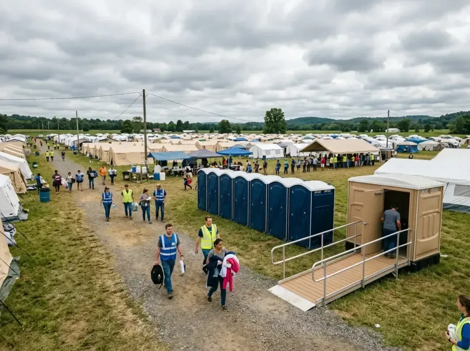 disaster-relief-camp-restrooms-010 — frequently asked questions, Dumpster & Portable Bathrooms Rental in Chase City, VA